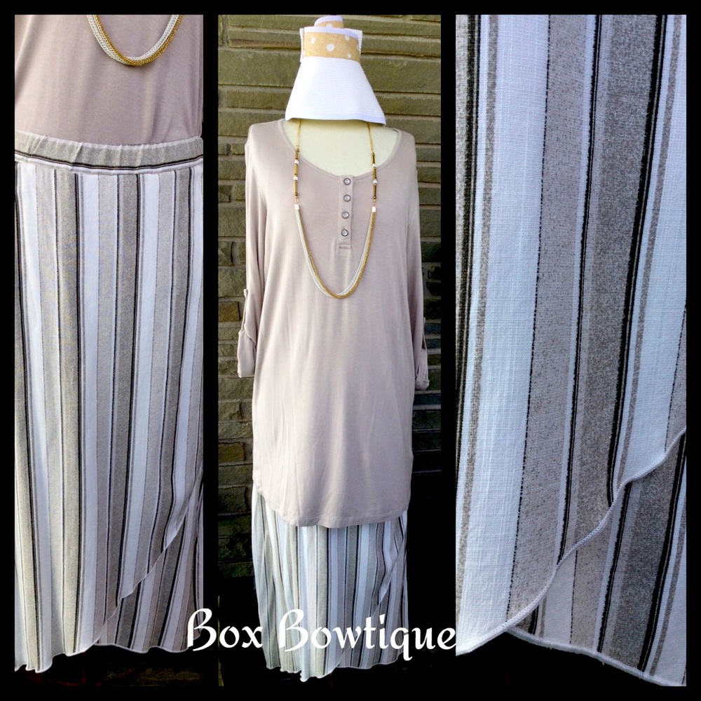 🆕 Summer Essential Stripe Skirt